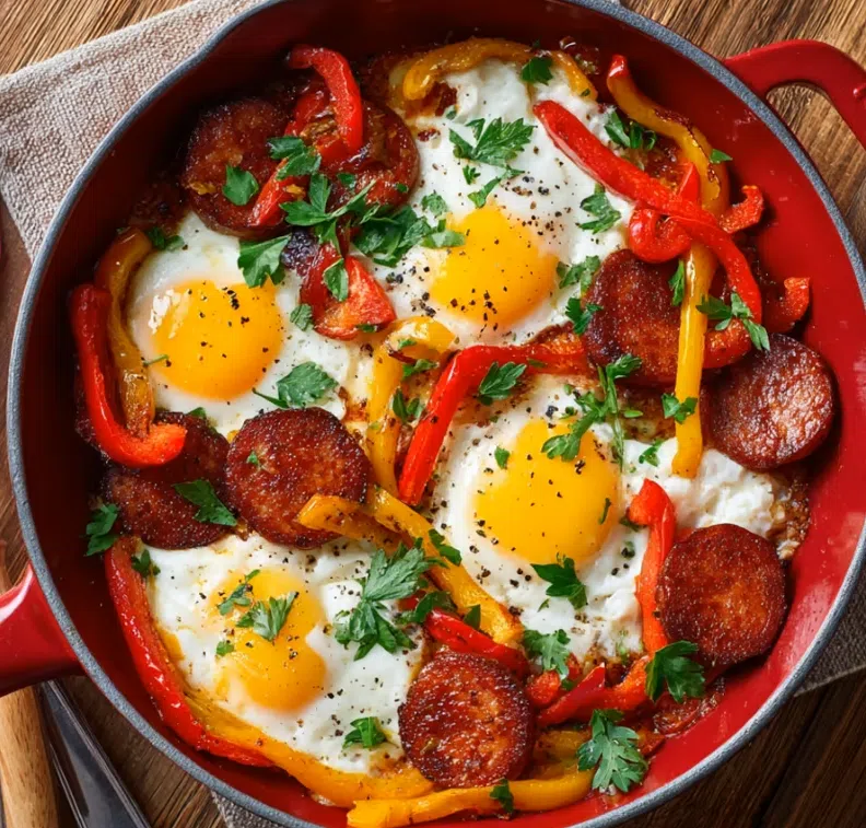 Chorizo-ei skillet