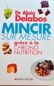 Kaft van het chrono dieet boek van Dr. Alain Delabos