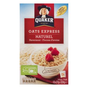 Oats express natural verpakking van het merk quaker