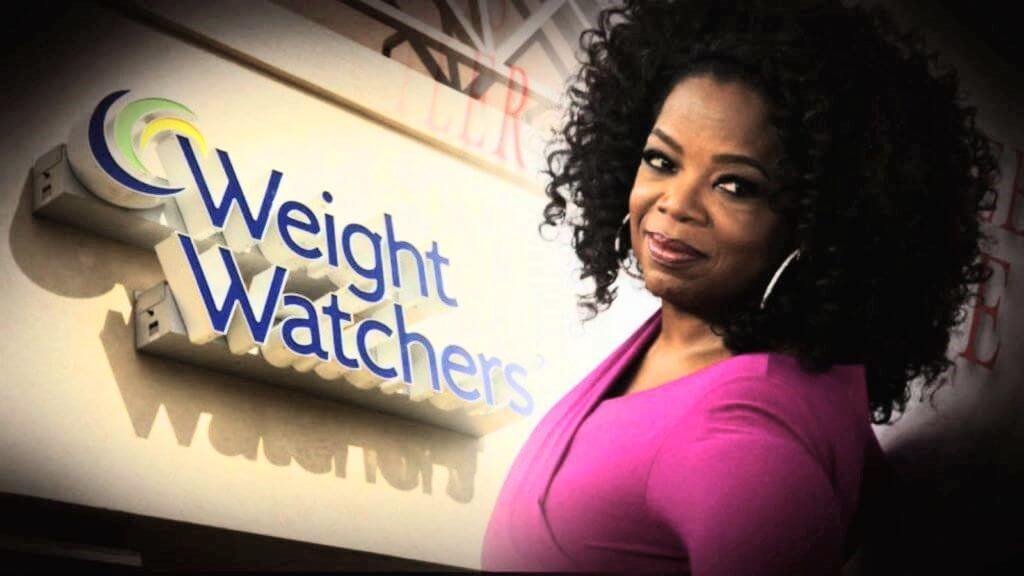 Weight Watchers met op de voorgrond Oprah Winfrey