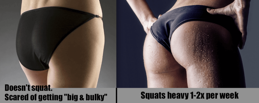 squat cellulite avant après