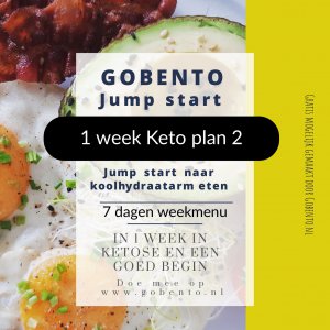 Gobento jump start reclame over het 7 dagen weekmenu