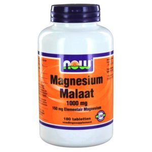 magnesium-malaat potje van het merk NOW