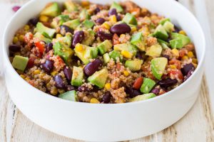Bakje quinoa salade