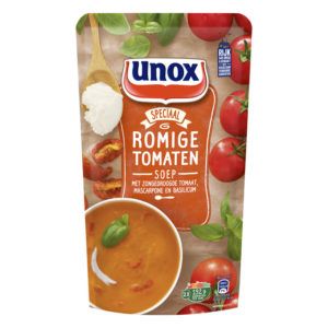 Unox verpakking romige tomatensoep