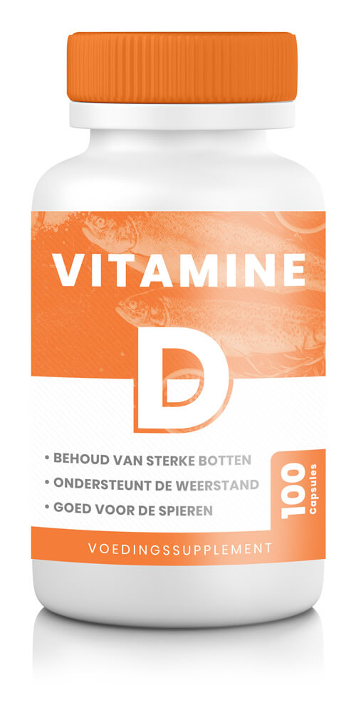 vitamine D supplement potje van 100 capsules 